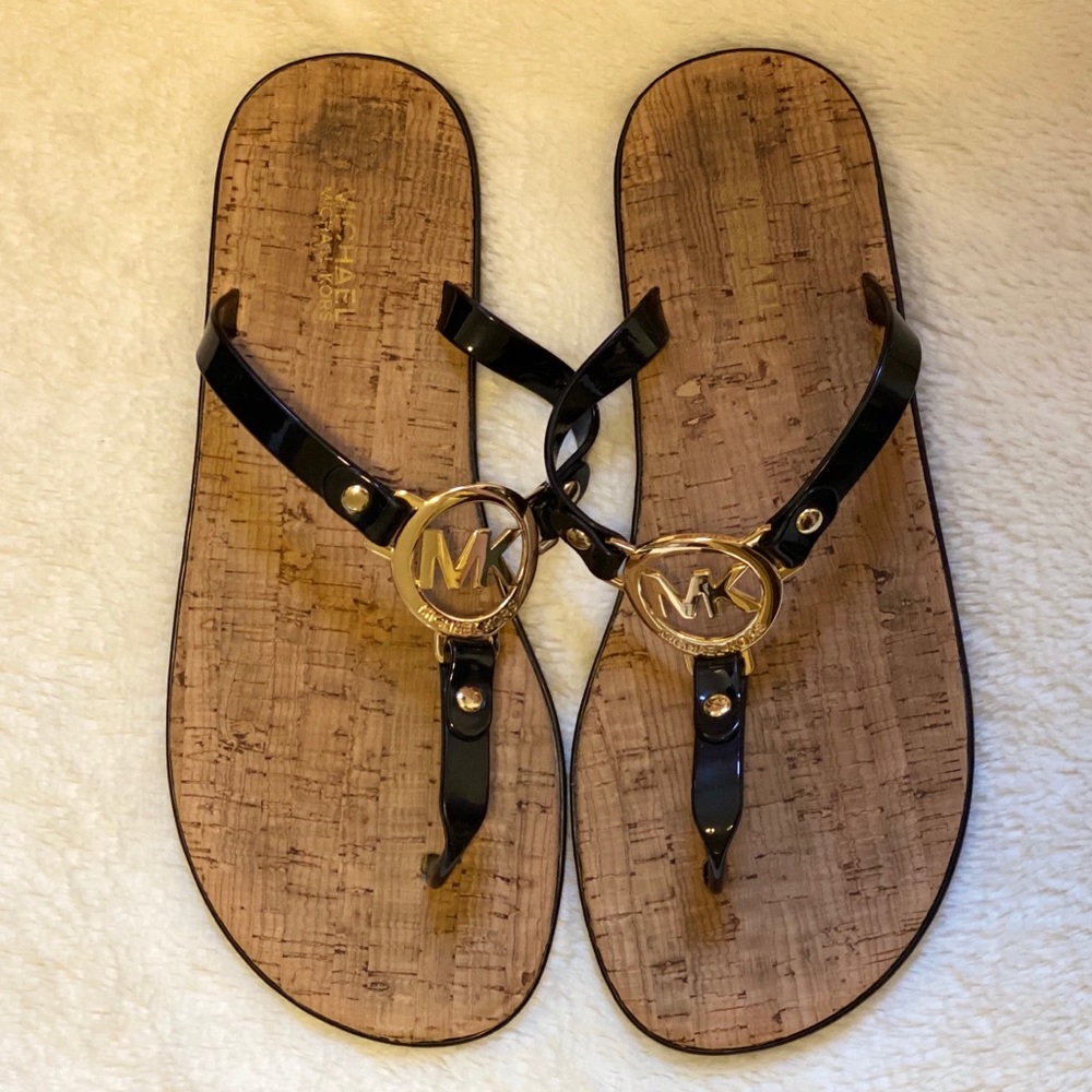 Michael Kors Jelly Cork Sandals (Size 7M)